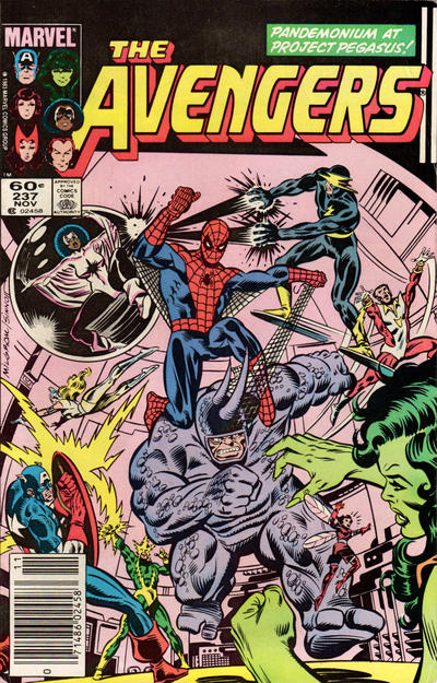 Cover for The Avengers (Marvel, 1963 series) #237 [Newsstand]
