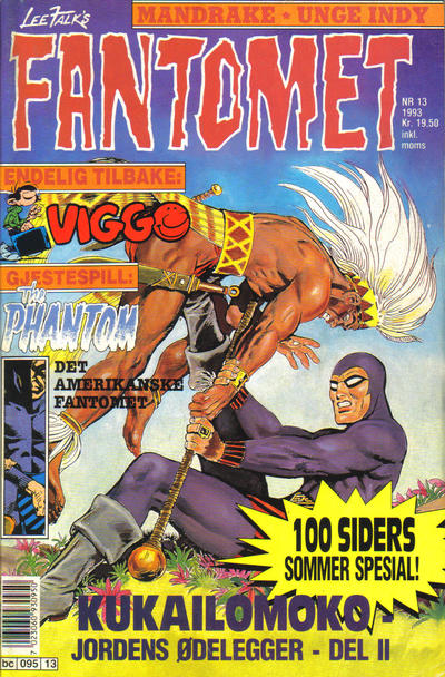 Cover for Fantomet (Semic, 1976 series) #13/1993