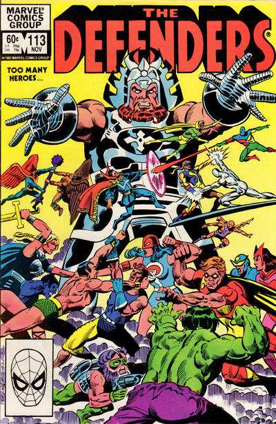 Cover for The Defenders (Marvel, 1972 series) #113 [Direct]