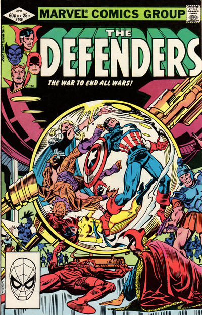 Cover for The Defenders (Marvel, 1972 series) #106 [Direct]