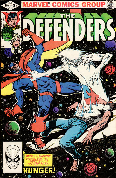Cover for The Defenders (Marvel, 1972 series) #110 [Direct]