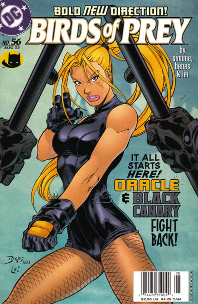 Cover for Birds of Prey (DC, 1999 series) #56 [Newsstand]