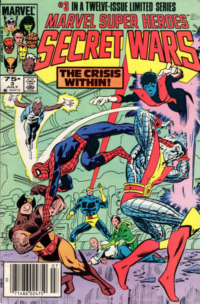 Cover for Marvel Super-Heroes Secret Wars (Marvel, 1984 series) #3 [Newsstand]