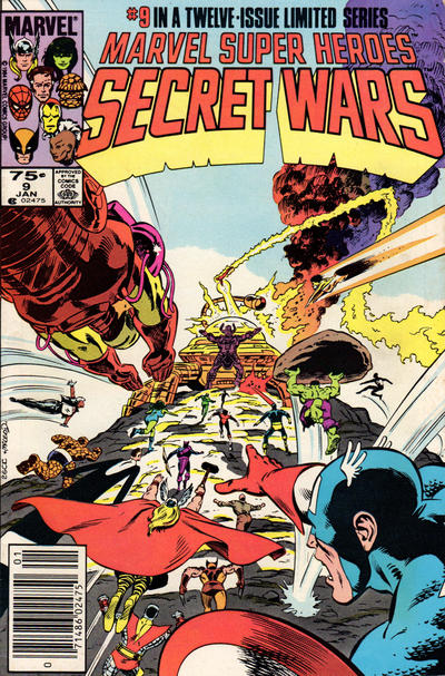 Cover for Marvel Super-Heroes Secret Wars (Marvel, 1984 series) #9 [Newsstand]