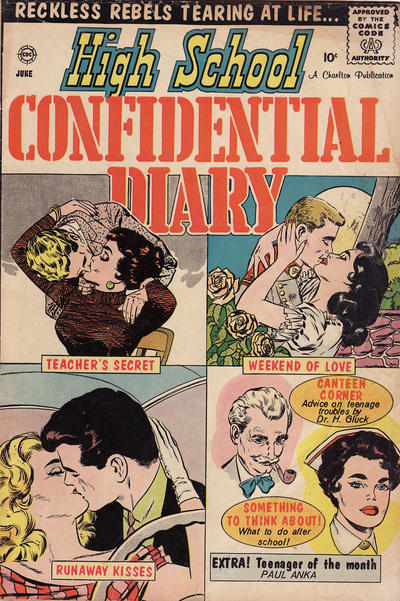 Cover for High School Confidential Diary (Charlton, 1960 series) #1