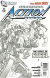 Cover Thumbnail for Action Comics (2011 series) #4 [Rags Morales Sketch Cover]
