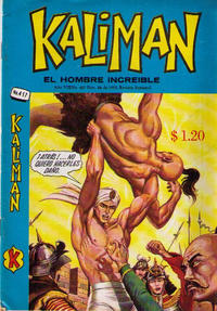 Cover Thumbnail for Kalimán El Hombre Increíble (Promotora K, 1965 series) #417