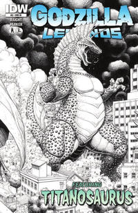 Cover for Godzilla Legends (IDW, 2011 series) #3 [Retailer Incentive Cover]