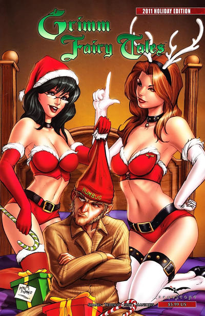 Cover for Grimm Fairy Tales Holiday Edition (Zenescope Entertainment, 2009 series) #3 [Cover A - Mike DeBalfo]