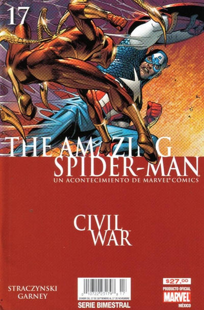 Cover for The Amazing Spider-Man, el Asombroso Hombre Araña (Editorial Televisa, 2005 series) #17