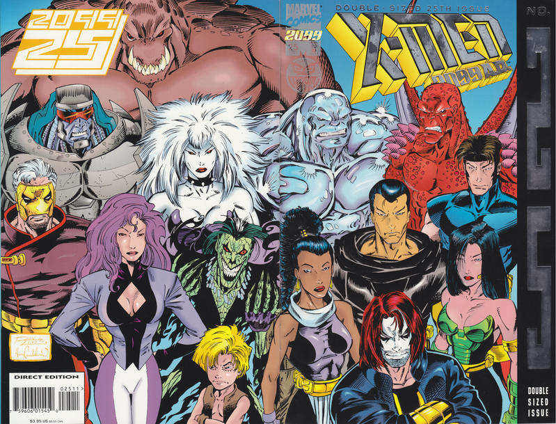 Cover for X-Men 2099 (Marvel, 1993 series) #25 [Direct Edition]