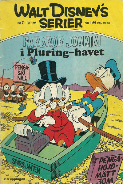 Cover for Walt Disney's serier (Hemmets Journal, 1962 series) #7/1971