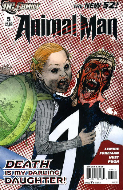 Cover for Animal Man (DC, 2011 series) #5