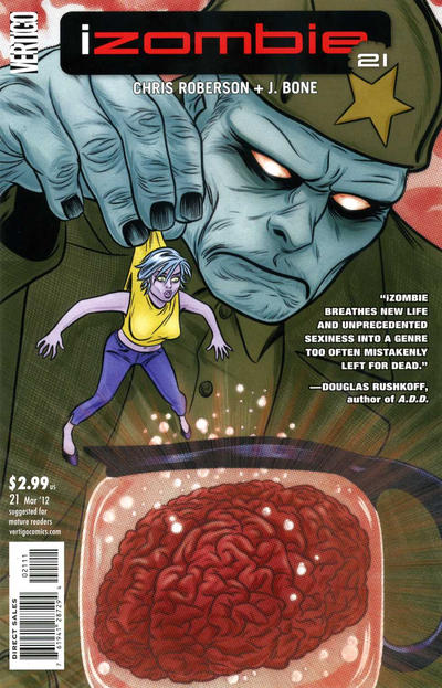 Cover for I, Zombie [iZombie] (DC, 2010 series) #21