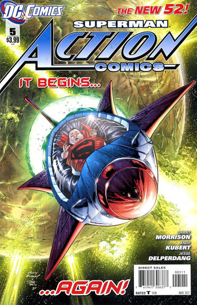 Cover for Action Comics (DC, 2011 series) #5 [Direct Sales]