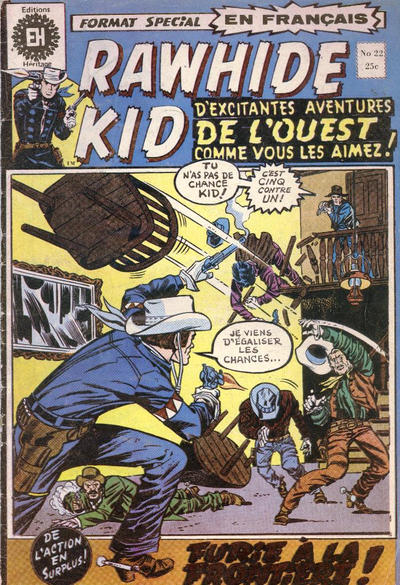 Cover for Rawhide Kid (Editions Héritage, 1970 series) #22