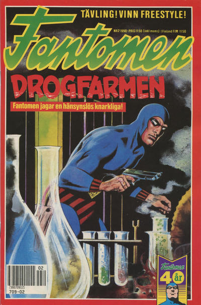 Cover for Fantomen (Semic, 1958 series) #2/1990