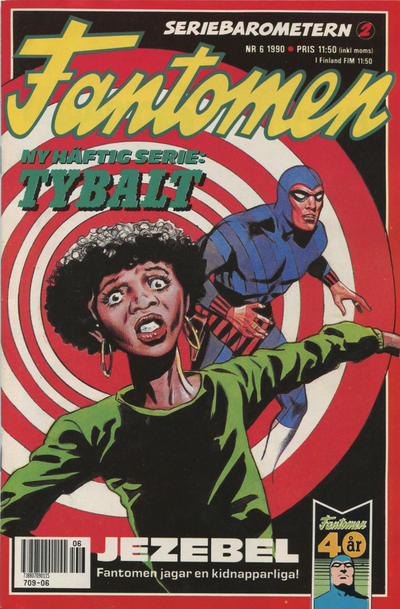 Cover for Fantomen (Semic, 1958 series) #6/1990