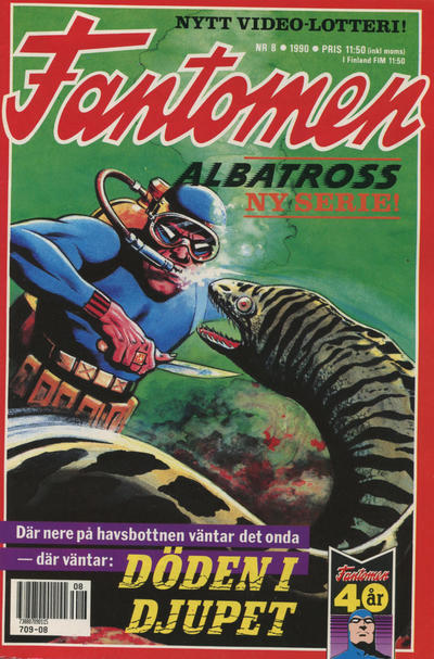 Cover for Fantomen (Semic, 1958 series) #8/1990