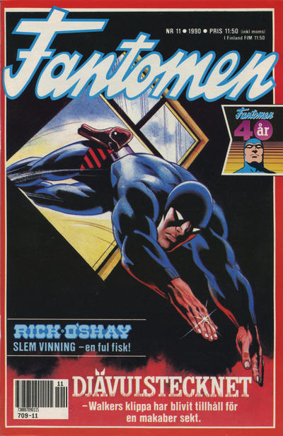 Cover for Fantomen (Semic, 1958 series) #11/1990
