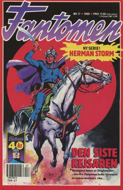 Cover for Fantomen (Semic, 1958 series) #17/1990