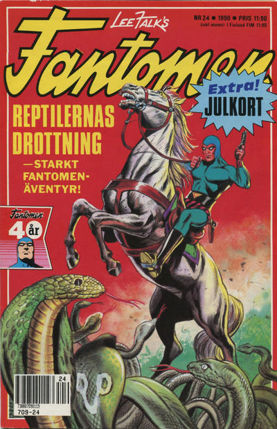Cover for Fantomen (Semic, 1958 series) #24/1990