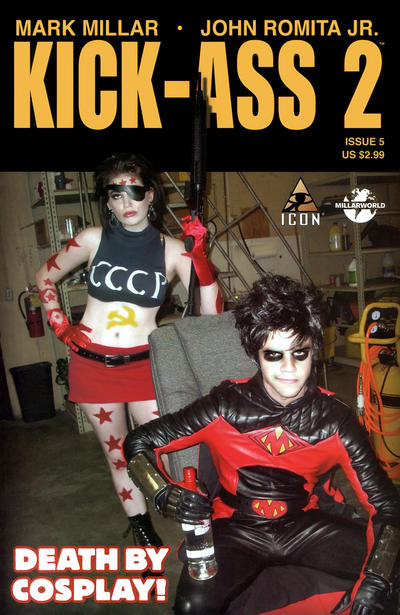 Cover for Kick-Ass 2 (Marvel, 2010 series) #5 [Cosplay Photo Variant Cover]