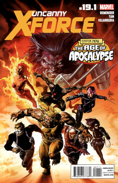 Cover for Uncanny X-Force (Marvel, 2010 series) #19.1