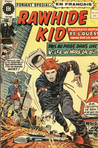 Cover for Rawhide Kid (Editions Héritage, 1970 series) #33