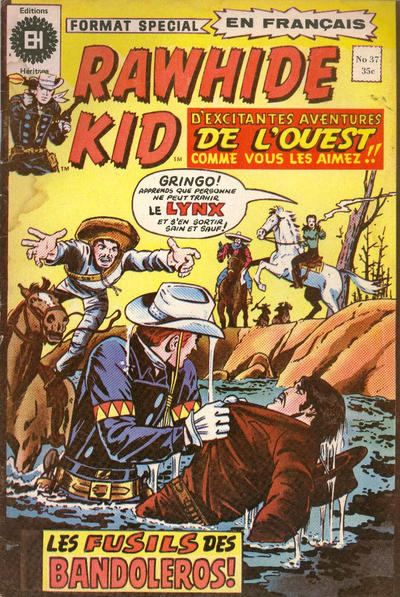 Cover for Rawhide Kid (Editions Héritage, 1970 series) #37