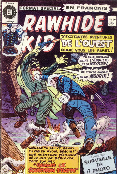 Cover for Rawhide Kid (Editions Héritage, 1970 series) #39