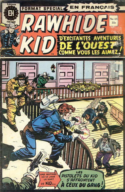 Cover for Rawhide Kid (Editions Héritage, 1970 series) #40