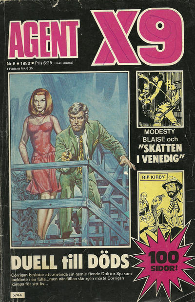 Cover for Agent X9 (Semic, 1971 series) #6/1980