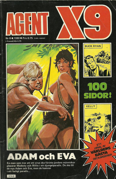 Cover for Agent X9 (Semic, 1971 series) #8/1980