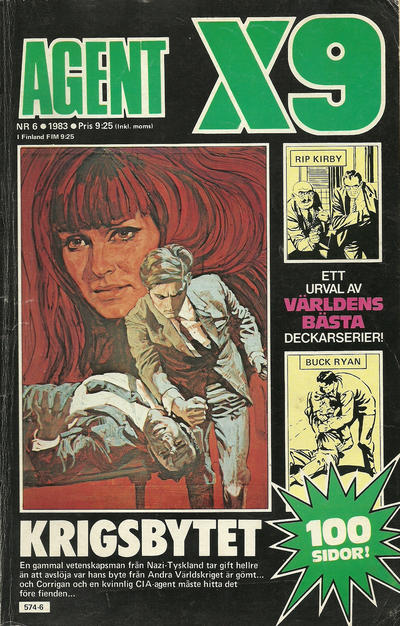 Cover for Agent X9 (Semic, 1971 series) #6/1983