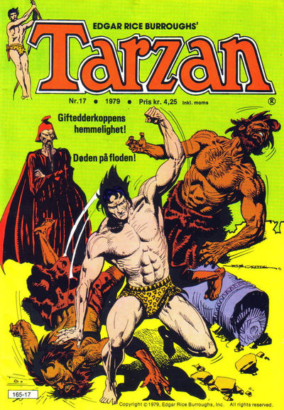 Cover for Tarzan (Atlantic Forlag, 1977 series) #17/1979