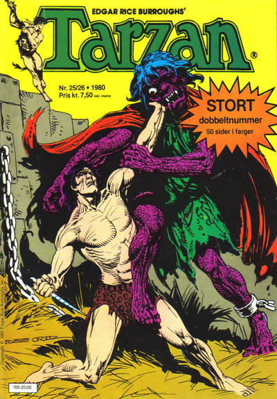 Cover for Tarzan (Atlantic Forlag, 1977 series) #25-26/1980