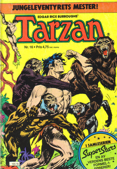 Cover for Tarzan (Atlantic Forlag, 1977 series) #16/1981