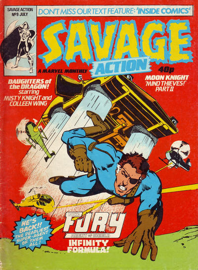 Cover for Savage Action (Marvel UK, 1980 series) #9