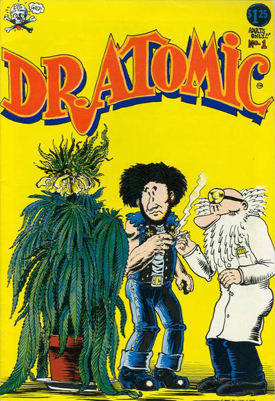 Cover for Dr. Atomic (Last Gasp, 1972 series) #1 [5th print 1.25 USD]