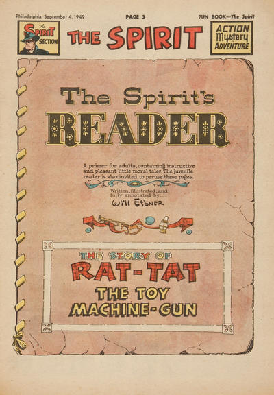 Cover for The Spirit (Register and Tribune Syndicate, 1940 series) #9/4/1949