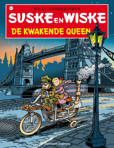 Cover for Suske en Wiske (Standaard Uitgeverij, 1967 series) #313 - De kwakende Queen