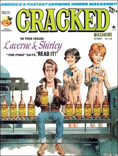 Cover for Cracked (Major Publications, 1958 series) #136