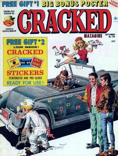 Cover for Cracked (Major Publications, 1958 series) #144