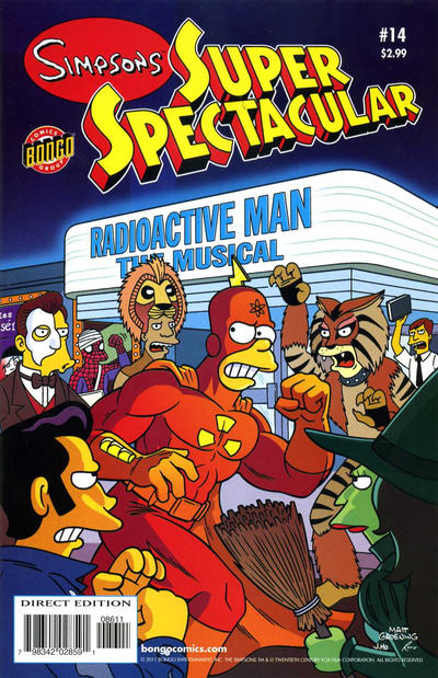 Cover for Bongo Comics Presents Simpsons Super Spectacular (Bongo, 2005 series) #14