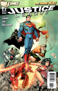 Cover Thumbnail for Justice League (DC, 2011 series) #3 [Greg Capullo / Jonathan Glapion Cover]