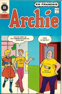 Cover Thumbnail for Archie (Editions Héritage, 1971 series) #66