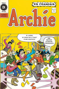 Cover Thumbnail for Archie (Editions Héritage, 1971 series) #57
