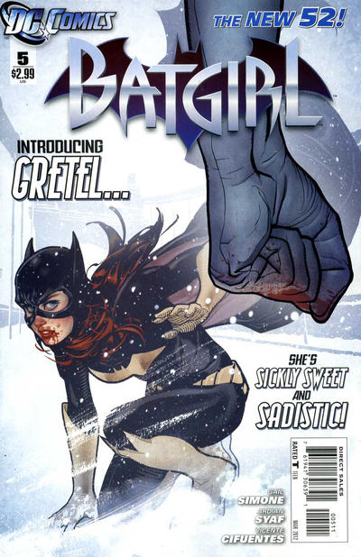 Cover for Batgirl (DC, 2011 series) #5 [Direct Sales]