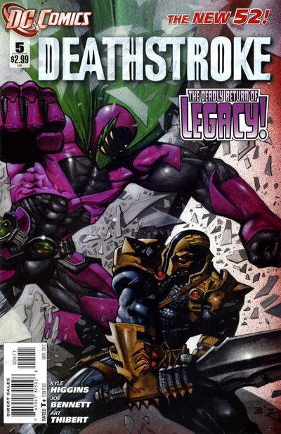 Cover for Deathstroke (DC, 2011 series) #5